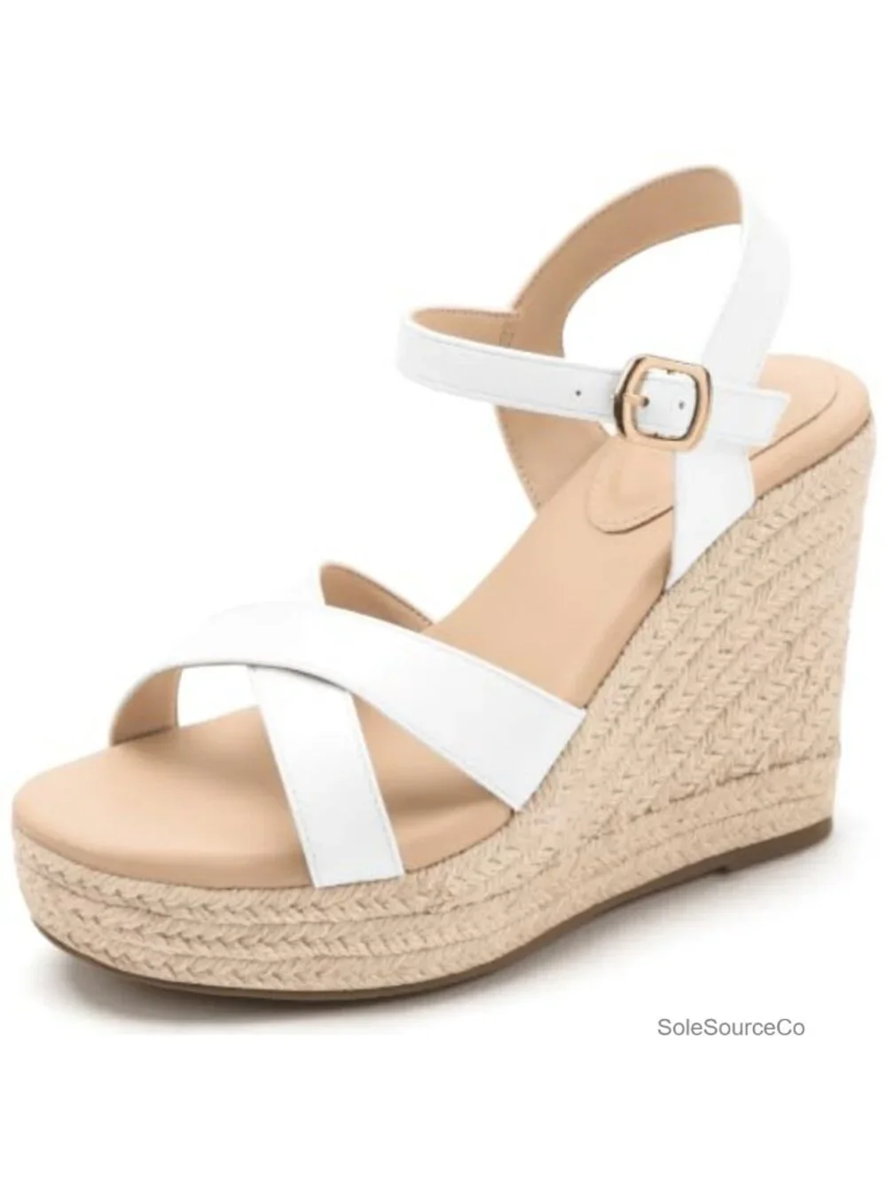 IDIFU Platform Wedge Sandals Heels Summer